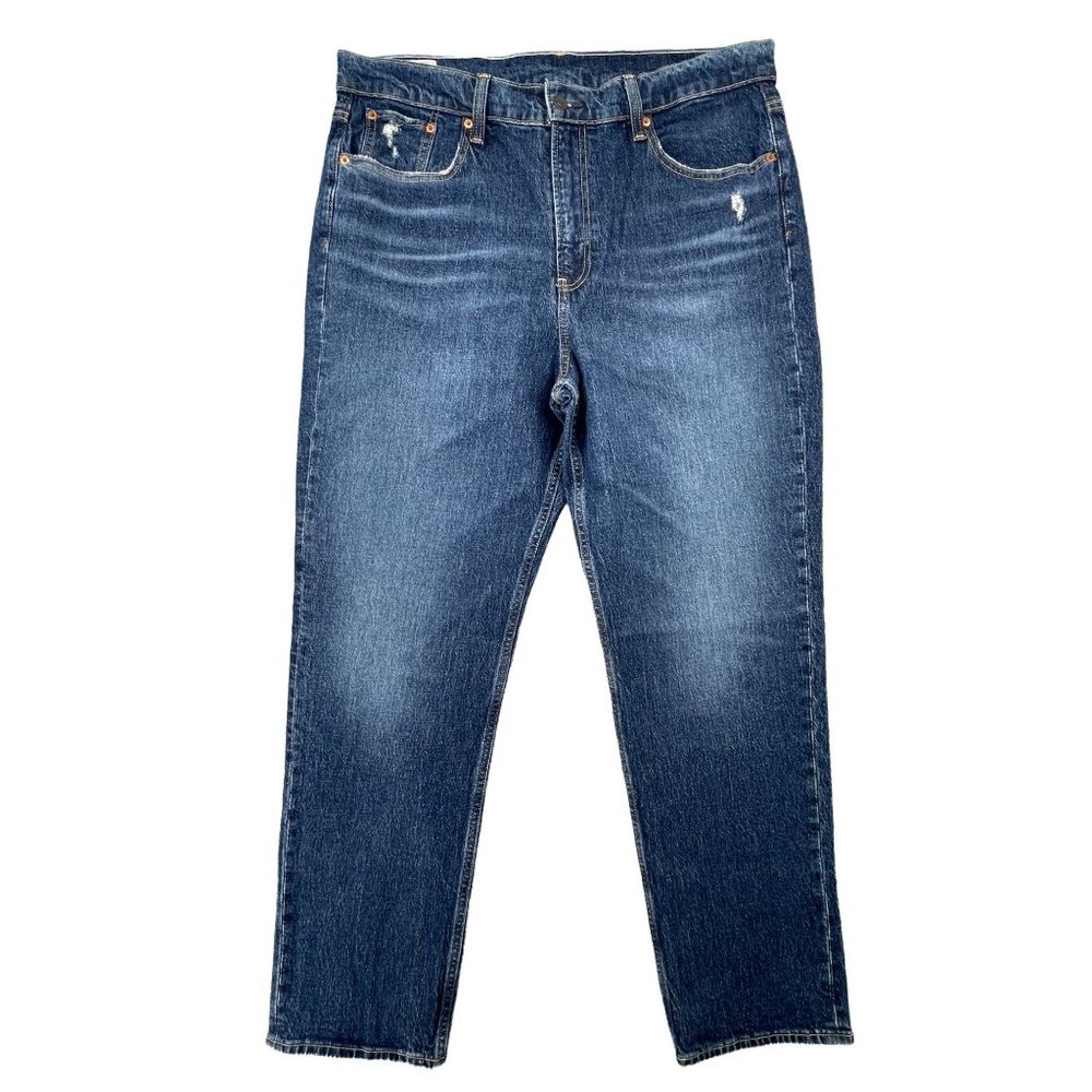 Gap Womens Size 16 33 Sky High Straight Jeans Blue